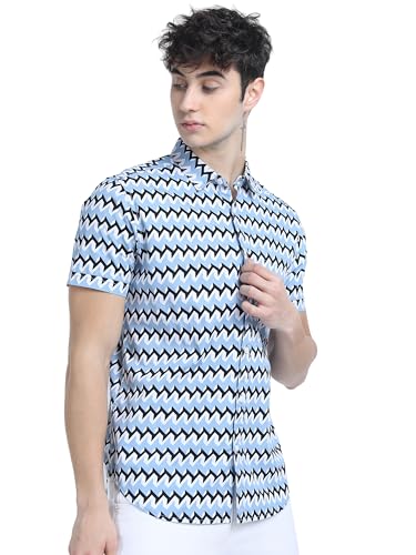 Ketch Men’S Slim Fit Shirt (Khsh000521_Black Xl)