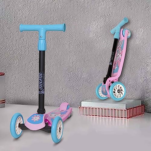 Cockatoo Rat & Cat Series Ks01 Kick Scooter 3 To 10 Years Boys & Girls, Kick Scooter With Pvc Wheels & Rare Brakes