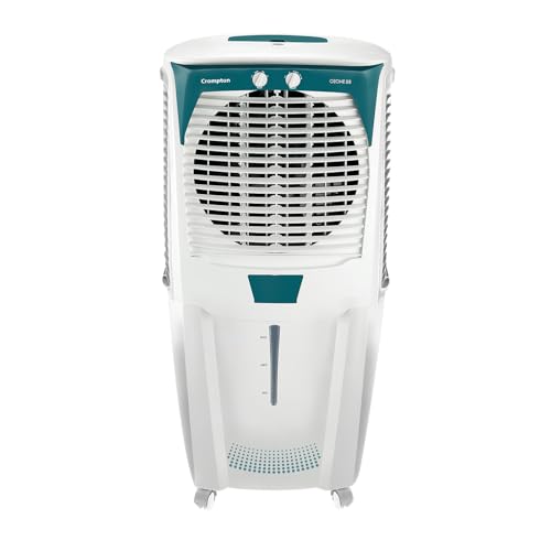 Crompton Ozone 88 Litres Desert Air Cooler For Home | Large & Easy Clean Ice Chamber | 4-Way Air Deflection | High Density Honeycomb Pads | Everlast Pump | Auto Fill
