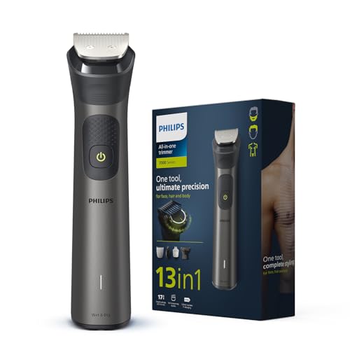 Philips India’S No.1 Men’S Trimmer| Patented Twin Trim Bladesiprecision Trimming,13-In-1 Modern Man Kit -Face,Body&Private Partsi3 Year Warranty I120Min Runtimei5 Min Quick Charge Mg7920/65,Gray