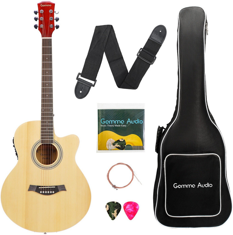 Gamma Audio Yd-D40Q Acoustic Guitar Basswood Plastic(Multicolor)