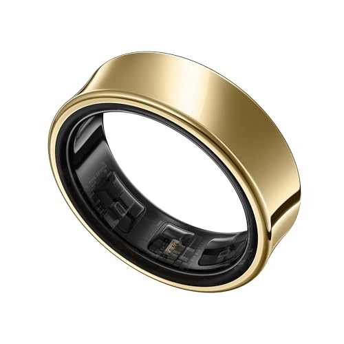 Samsung Galaxy Ring, Ai Smart Ring, Size First W/Sizing Kit, No App Subscription, Fitness Monitor, Sleep Tracker, Up To 7-Day Battery, Size 10, Titanium Gold