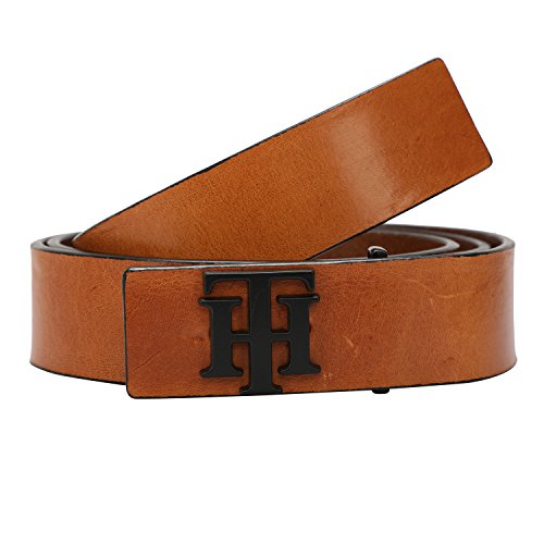 Tommy Hilfiger Herveys Leather Casual Belt For Men – L – 1M, Tan