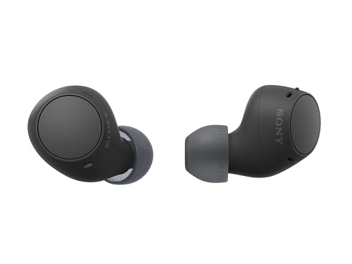 Sony Wf-C510 Truly Wireless Bluetooth Earbuds With Mic, Tws, Up To 22 Hours Battery, In Ear, Ambient Sound Mode, Small And Comfortable, Ipx4- Black