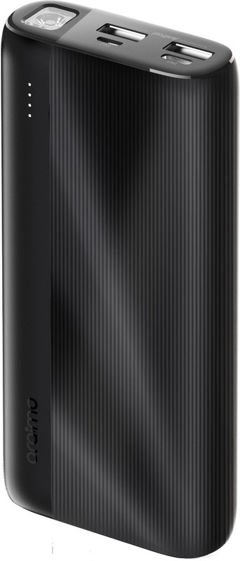 Oraimo 20000 Mah 12 W Power Bank(Black, Lithium Polymer, Fast Charging For Mobile)