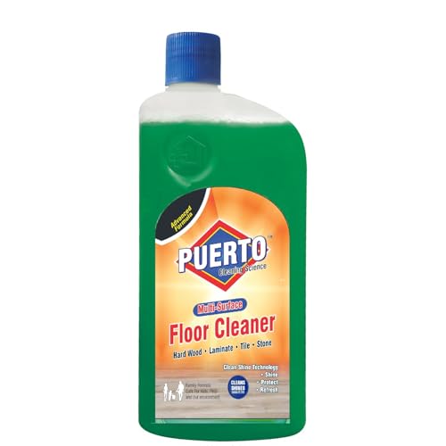 Puerto Disinfectant Surface & Floor Cleaner, (Jasmine) – 500 Ml (Pack Of 3) | Cleans 99.9% Germs | Suitable For Bathroom & Floor Surfaces Like Ceramic, Marble, Granite, Mosaic Etc.