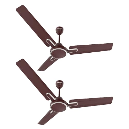 Havells 1200Mm Artemis Energy Saving Ceiling Fan (Brown, Pack Of 2)