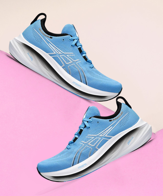 Asics Gel-Nimbus 26 Training & Gym Shoes For Men(Blue , 8)