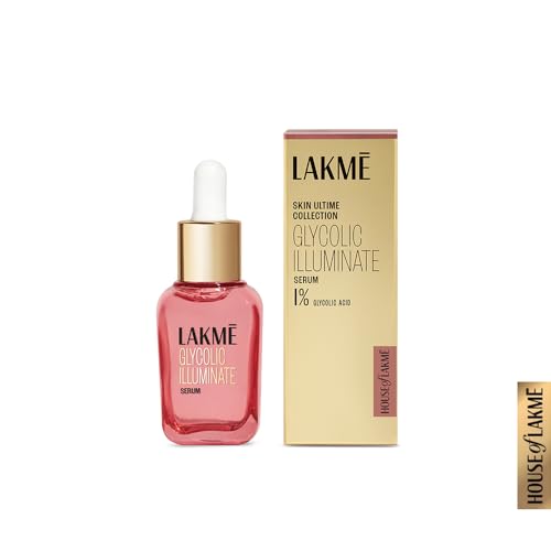 Lakmé Glycolic Illuminate Serum With 1% Glycolic Acid Reduces Dullness & Improves Texture, 30 Ml