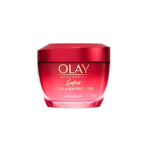 Olay Regenerist Super Collagen Peptides Moisturizer For Firmer & Lifted Skin, Visibly Reduces 5 Signs Of Ageing, Luxuriously Soft Texture, All Skin Types Including Sensitive Skin, 45Gm