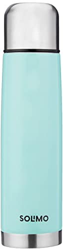 Amazon Brand – Solimo Stainless Steel Insulated 24 Hours Hot Or Cold Bottle Thermos Flask, 1000 Ml, Deep Blue