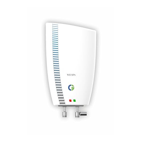 Cg Welspa 5L (5 Litre) Instant Water Heater (Instant Geyser) | 5 Layer Safety | Rust Proof Non-Corrosive Body | Led Indicator | For Home, Bathroom, Kitchen | White