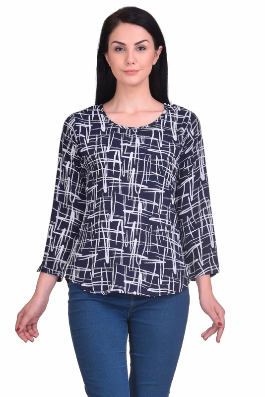 TANDUL Casual Printed Women Multicolor Top