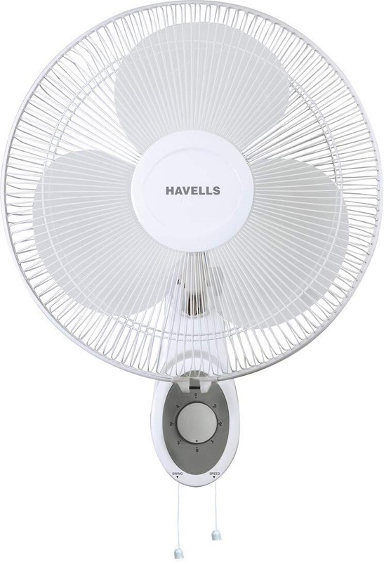 Havells Swing Platina 400Mm 55-Watt High Speed (White) 400 Mm 3 Blade Wall Fan(White)