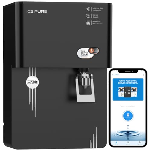 Icepure Copper & Alkaline Water Purifier With Mineral Charge 7-Stage Filtration, Best For Home & Office, 1-Year Warranty + Free ₹1500 Installation Kit