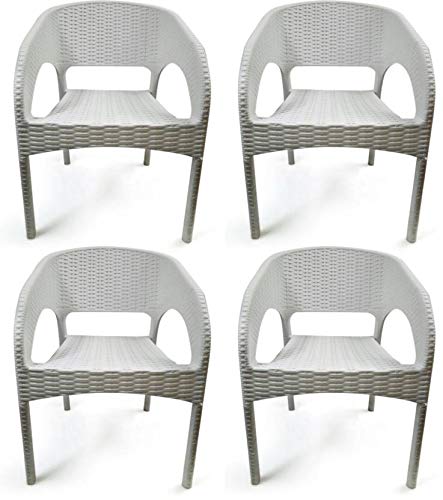 Cello Plastic Kraze Chair Set Pack Of 4 – White