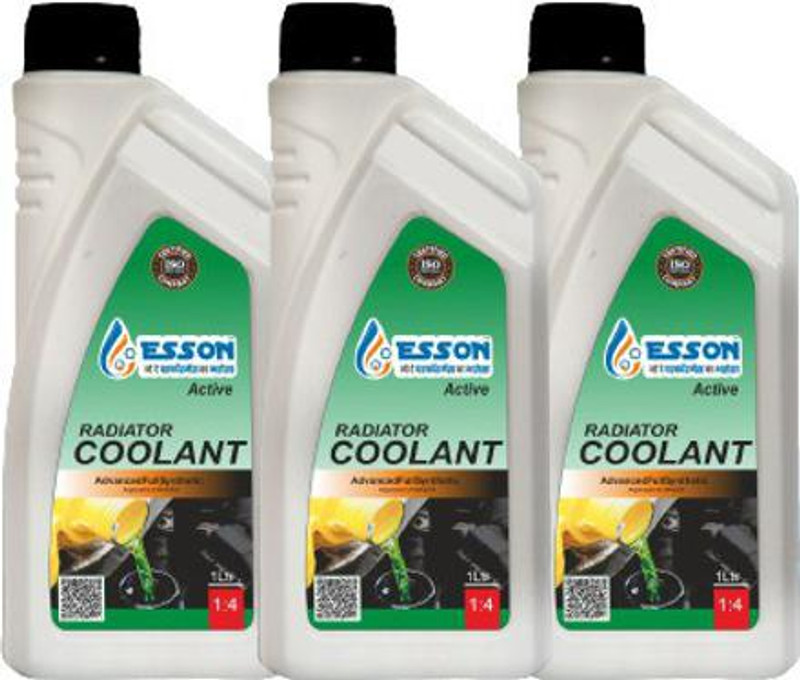 ESSON RADIATOR COOLANT -P3 Car Care Concentrate (Pack of 3) Coolant Green(3 L)