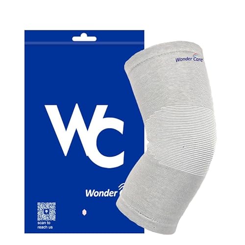 Wonder Care 1 Pc Bamboo Knee Sleeves For Men/Women, Knee Support For Running, Gym, Badminton, Sports, Compression Knee Sleeves | Perfect Knee Brace For Knee Pain And Enhanced Comfort – 1 Pc(Xxl)