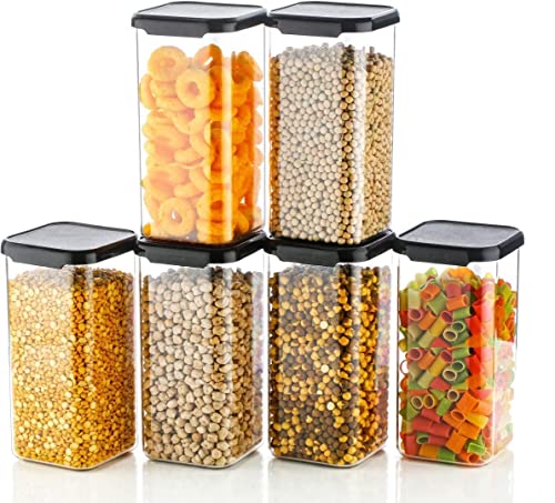 Rylan Air Tight Containers For Kitchen Organizer Storage Set, Kitchen Accessories Items Kitchen Storage Set Pantry Organization And Kitchen Storage (1500 Ml Pack Of 10).