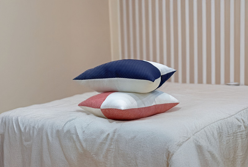 Raymond Home Microfibre Solid Sleeping Pillow Pack of 2(Multicolor)