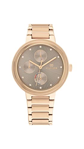 Tommy Hilfiger Women Brown Dial Analog Watch Tommy Hilfiger Quartz Analog Brown Dial Stainless Steel Strap Watch For Women-Neth1782533