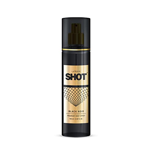 Layer’R Shot Black Noir Long-Lasting Body Spray For Men – 135Ml | Long Lasting Premium Bold & Refreshing Fragrance | Aerosol Perfume | Ideal Gift For Men