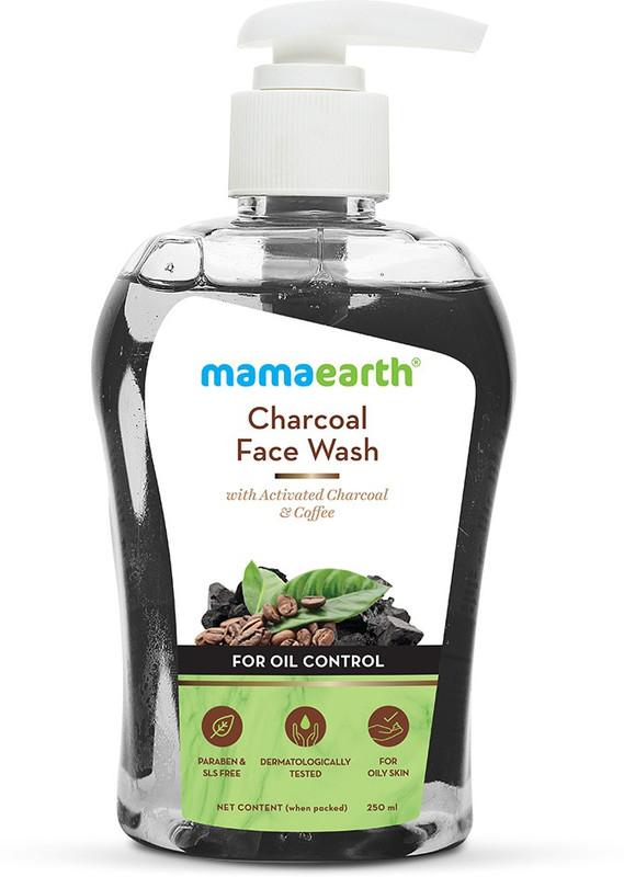 Mamaearth Charcoal With Activated Charcoal & Coffee For Oil Control Face Wash(250 Ml)