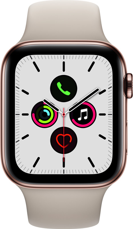 Apple Watch Series 5 GPS + Cellular(Grey Strap, Regular)