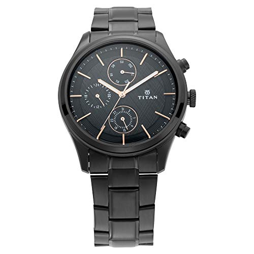 Titan Neo Iv Analog Black Dial Men’S Watch Nm1805Nm01/Nn1805Nm01/Np1805Nm01