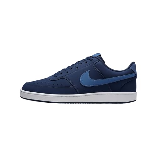 Nike Mens Court Vision Lo-Midnight Navy/Mystic Navy-White-9Uk, Running