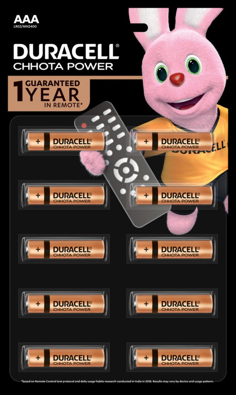 DURACELL Chhota Power AAA Battery(Pack of 10)