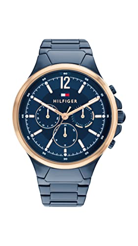 Tommy Hilfiger Blue Dial Blue Stainless Steel Strap Analog Watch For Women-Th1782601