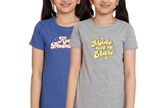 Rosaline Women’S Relaxed Fit T-Shirt (Ro6352-Grey Mel Sod Blue_Grey