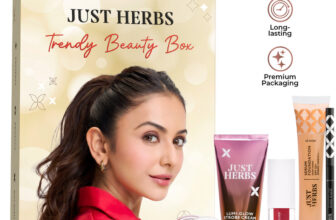 Just Herbs Trendy Makeup Kit With Kajal, Lip Gloss, Cheek & Tint, Foundation, Strobe Cream