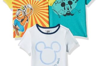 Amazon Brand – Jam & Honey Baby-Boys’ Disney T-Shirt | 100% Cotton Half Sleeve T-Shirt For Baby-Boys’ (Pack Of 3)