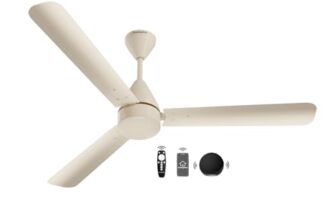 Crompton Energion Hyperjet Smart 1200Mm Bldc Ceiling Fan | Wi-Fi, Bluetooth & Remote | Alexa & Ok Google | Bee 5 Star Energy Rated | High Air Delivery | 2 Year Manufacturer Warranty | Ivory