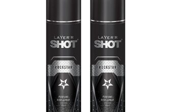 Layer’R Shot – Rockstar Long Lasting Body Spray – For Men (240Ml, Pack Of 2)