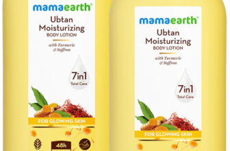 Mamaearth Ubtan Moisturizing Body Lotion With Turmeric & Saffron For Glowing Skin(800 Ml)