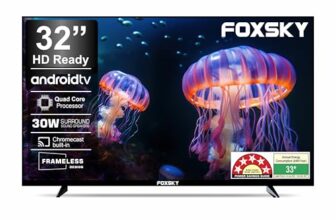 Foxsky 80 Cm (32 Inches) Hd Ready Smart Led Tv 32Fsels-Pro (Black)
