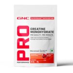 Gnc Pro Performance Pure Micronized Creatine Monohydrate | 50 Gm | Cranberry | Instantized | Fuels Muscles | Increase Muscle Mass | Rapid Absorption | Lab Tested | Unflavoured | Boosts Athletic Performance | Imported