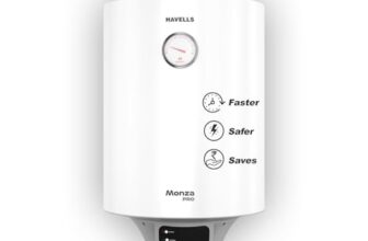 Havells Monza Pro 25L Storage Water Heater(Geyser)|Faster Heating|Safer To Use|Saves Electricity|Engineered For Hard Water|Endurashield Coated Anti Rust Tank|Whirlflow Technology|High Rise Suitable