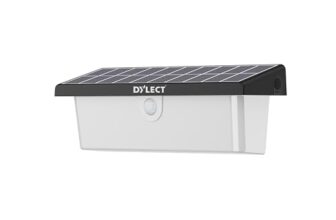 Dylect® Luxe Solar Light/Lamp For Home Décor, Solar Light For Modern Homes With Motion Sensor, 3 Modes In 1, Upto 10Hr Runtime, 2200Mah Battery With Auto On/Off, Ip54 Waterproof (6500K Cool White)
