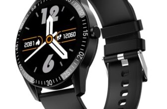 Fire-Boltt Talk Bluetooth Calling Smartwatch, 1.39″ Tft Display With Dual Button, Hands On Voice Assistance, 120 Sports Modes, In Built Mic & Speaker (Talk, Black)