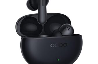 Oppo Enco Bud 3Pro+ True Wireless In Ear Earbuds With 12.4Mm Driver And 32Db Anc, 43Hrs Playtime,Low Latency,Fast Charging,Bt 5.4,Ip55 (Midnight Black)