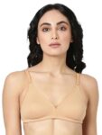 Blossom Women’S Seamless Double Layered Non Padded Non Wired With Square Back_Be Positive Skin 36C