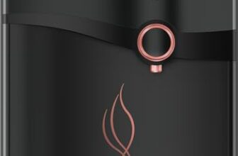 Havells Delite Kop’Ere Water Purifier (Black), Ro+Uv+Ph Balance, 7 Stages, 6.5L Stainless Steel Tank,Copper+Zinc+Minerals, Suitable For Borewell, Tanker & Municipal Water