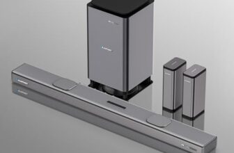 Blaupunkt Sbw600 Xceed 9.1.4 Dolby Atmos I Direct Transmit Sound I Premium Home Theater I 360 Surround Sound I Premium Metallic Design I Immersive 3D Audio With Wireless Subwoofer