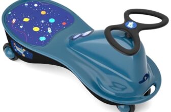 Lifelong Cuppy Swing Car For Kids 2–5 Years | Twist & Turn Ride-On Toy | Safe, Sturdy & Round Edges Push Ride | Load Capacity 50+Kg |No Pedals, No Batteries | Indoor & Outdoor Play | Diy Sticker, Blue