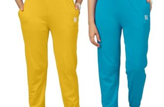 Kyda Kids® Cotton Regular Fit Track Pants For Girls (Pack Of 2)