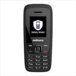 Jio Jiobharat V4 4G Keypad Phone With Safety Shield Feature, Jiotv, Jiohotstar, Jiosaavn, Jiopay (Upi & Soundpay), Led Torch, Digital Camera, 1000Mah Battery | Black | Locked Network
